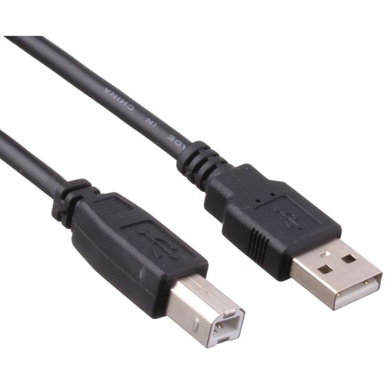 Кабель ExeGate USB 2.0 A(m) - B(m) 3м черный (EX-CC-USB2-AMBM-3.0)/(EX138940RUS)