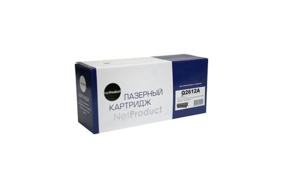 Картридж лазерный NetProduct Q2612A для HP LJ 1010/1020/3050, 2K