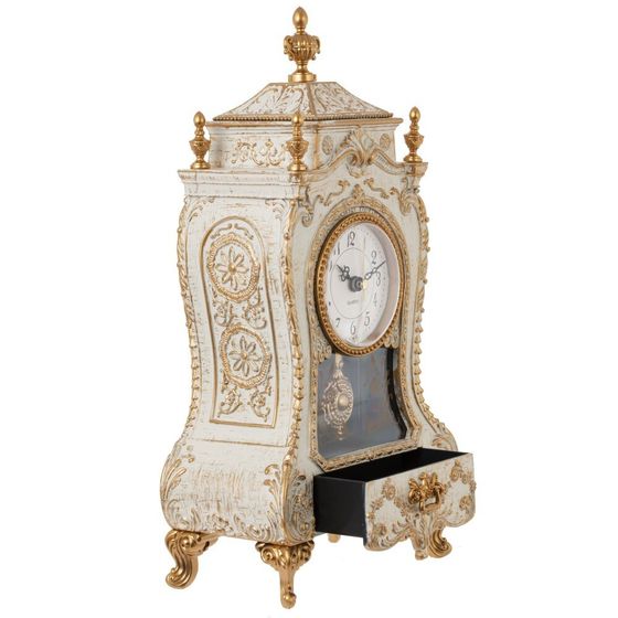 Часы настольные декоративные (музык. 1xАА н/п), L16,5 W8,5 H32 см