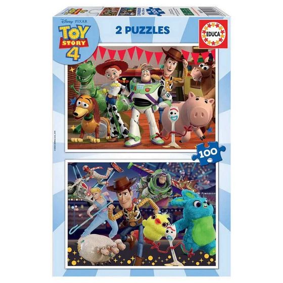 EDUCA BORRAS 2 X 100 Toy Story 4 Puzzle