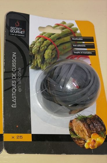 !09 Набор 25 штук - Кулинарная резинка цвет микс