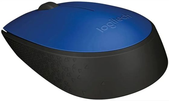 Мышь Logitech M170 синий/черный оптическая беспров. (1000dpi) (910-004647)