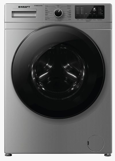 Стиральная машина Kraft KF-MDS12147G серый 12кг 1400об/мин с паром инвертор