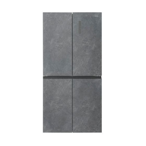 Холодильник Centek CT-1743 Gray Stone серый, трехкамерный (Side-by-Side)