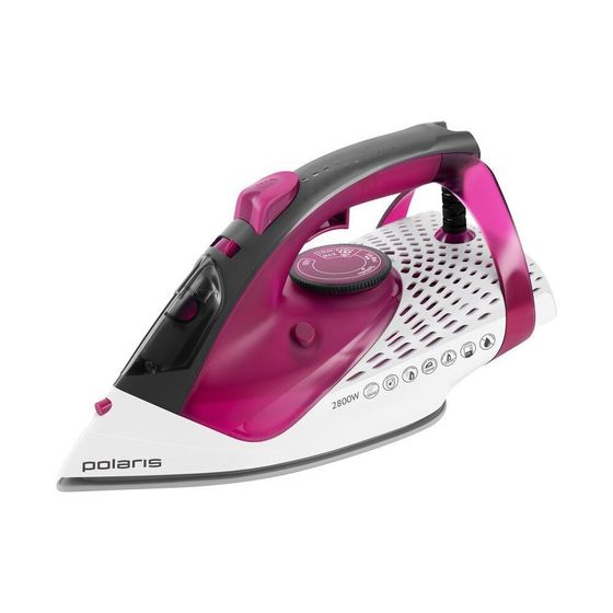 Утюг Polaris PIR 2860AK 2800Вт черный/розовый