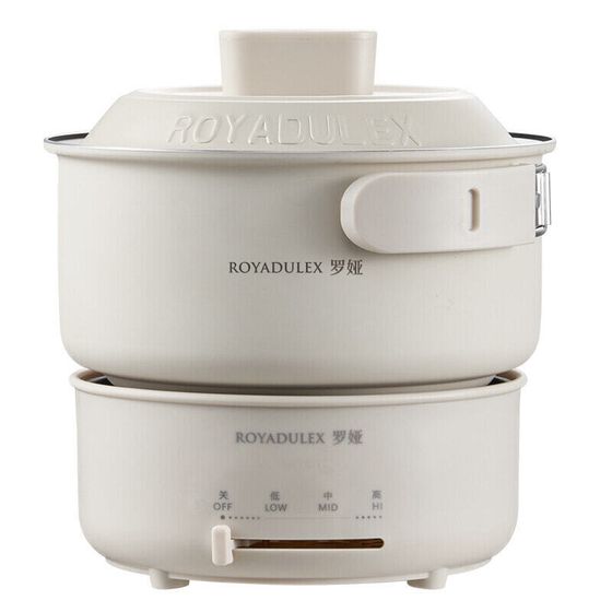 Royaltyline Portable Electric Cooking Pot Mechanical Edition 1000W Foldable Pot