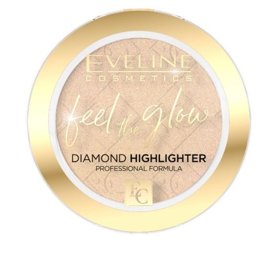 Хайлайтер для лица Eveline Feel The Glow, тон 10 light diamon, 4,2 г