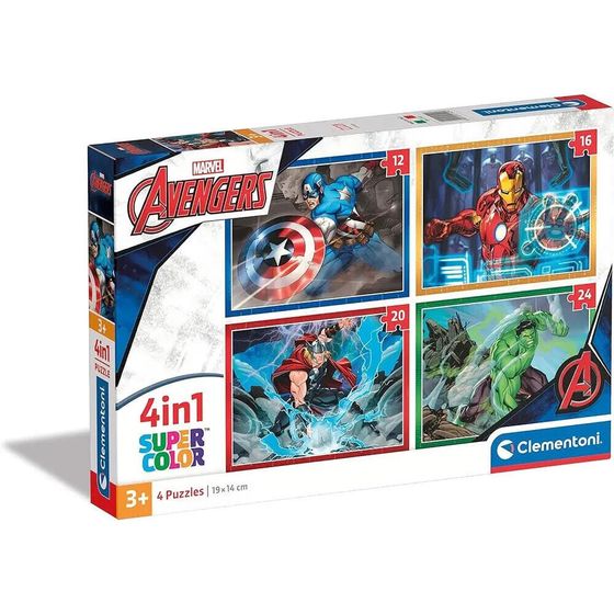 TOY PLANET Marvel 4 in 1 puzzle