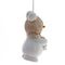 Изделие декоративное подвесное "Снеговик", L6 W4,5 H10 см, 2в.