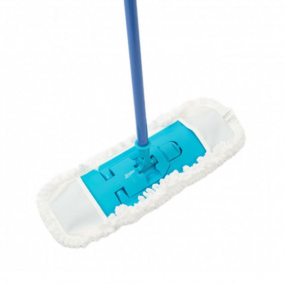 Швабра MICROWIPER EXTRA с телескоп.ручкой 140см, микрофибра