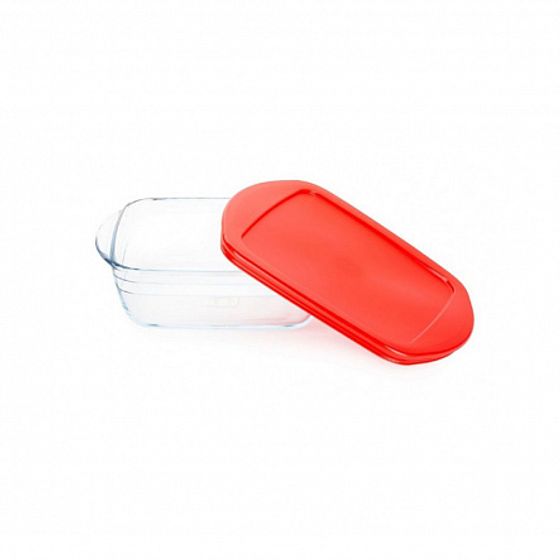 Блюдо квадратное с крышкой O CUISINE 20x17x5.5см 1л