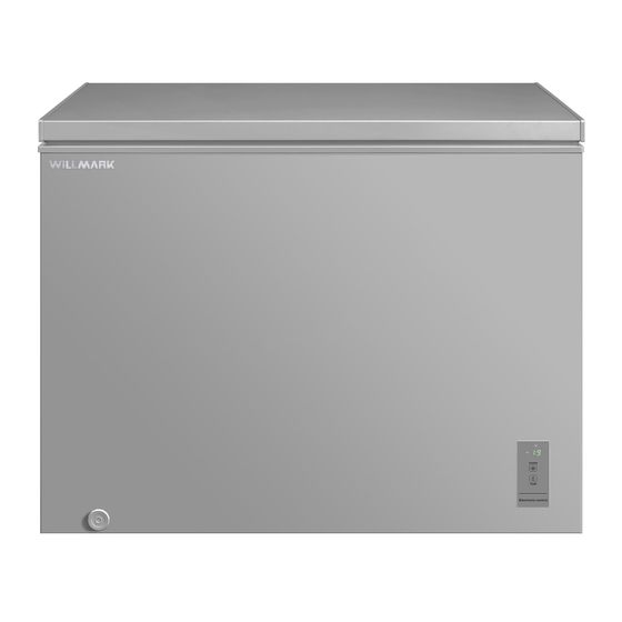 Морозильный ларь Willmark CF-390IDG серый 310л