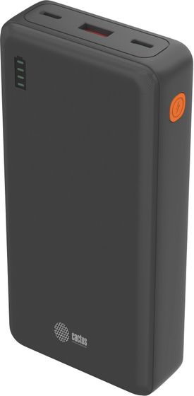Портативный аккумулятор Cactus CS-PBFSDA-20000 20000mAh USB-A/2xUSB-C черный