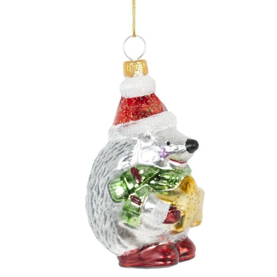 Украшение новогоднее "Ёжик", L5 W5,5 H10 см