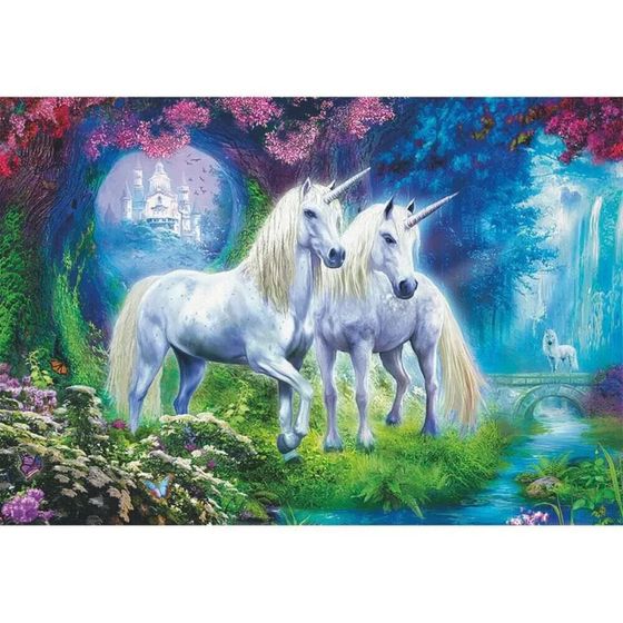 EDUCA BORRAS Unicorns In The Forest 500 pieces