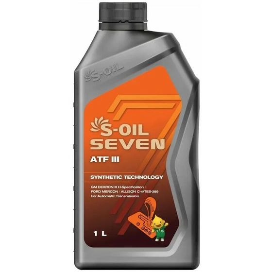 Трансмиссионное масло S-OIL 7 ATF III , 1 л