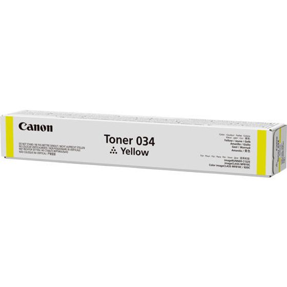 Тонер Canon 034 9451B001 желтый туба для копира iR C1225iF