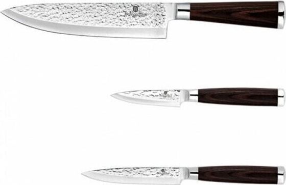 НАБОР ИЗ 3 НОЖЕЙ BERLINGER HAUS BH-2486 БЛЕСТЯЩИЙ БАЗАЛЬТ