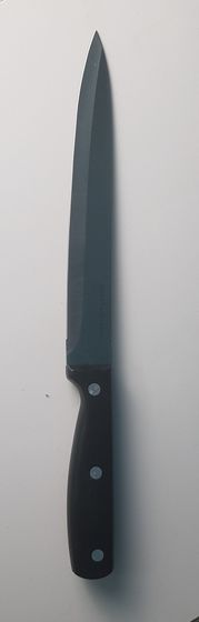 !09 НАБОР НОЖЕЙ 3 ШТУКИ - Сантоку нож 17 см.+Нож для хлеба 20 см.+Нож для нарезки 20 см.