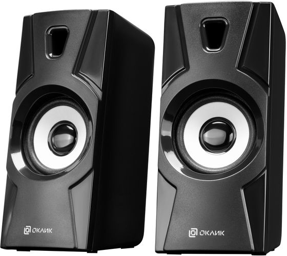 Колонки 2.0 Oklick OK-119 черный 4Вт