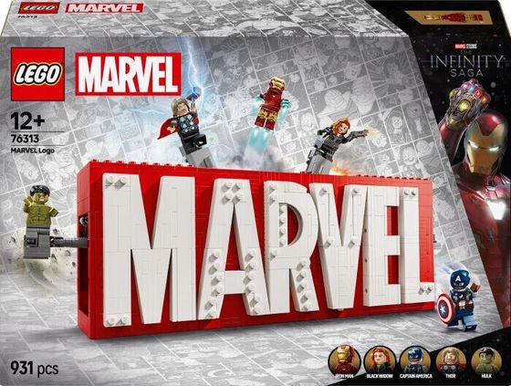 LGO MARVEL Logo &amp; Minifiguren