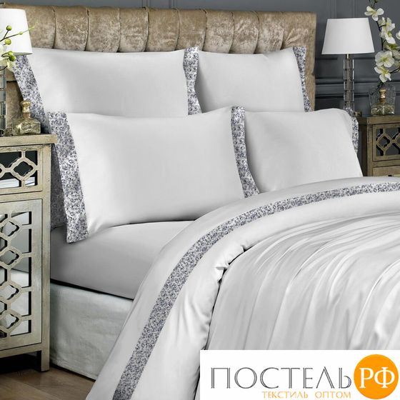 5049/103 КПБ евро ML Premium Glamour White н(2)70*70 н(2)50х70 сатин