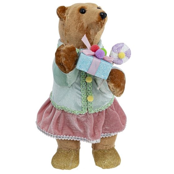 Украшение новогоднее &quot;Медвежонок&quot;, L12 W17 H30 см, 2в.