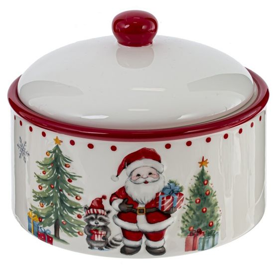 Сахарница &quot;Новогодний подарок&quot;, 900 мл, L15,5 W15,5 H12 см