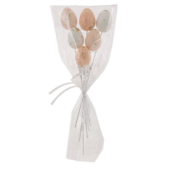 Набор из 6-ти изделий декоративных (вставка) &quot;Яйцо пасхальное&quot; (2,5*4), L9 W3 H28 см