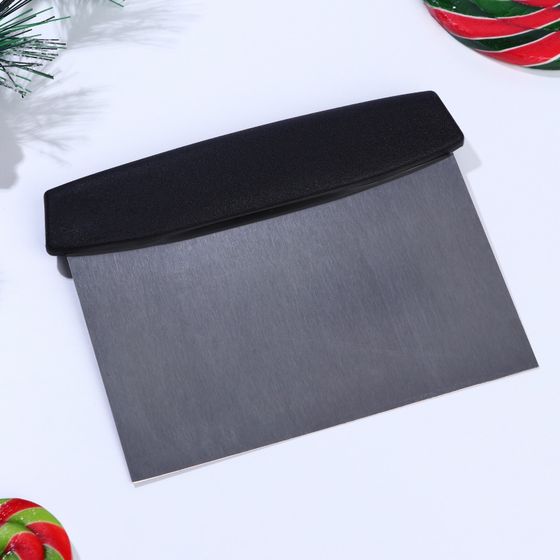 !09 Шпатель кондитерский новогодний «Счастья, уюта и тепла», металл, 16 х 12 см