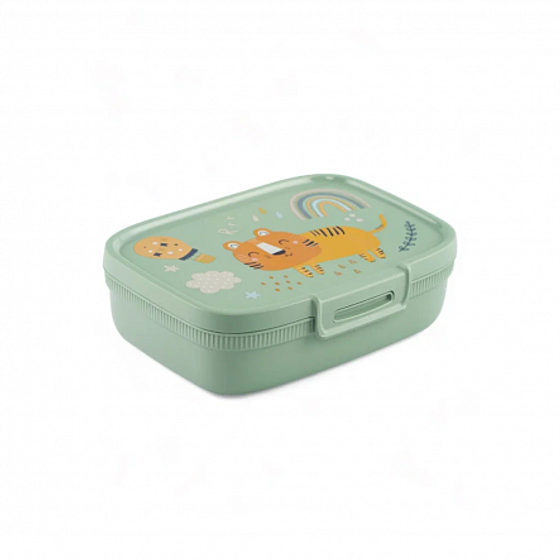 Контейнер пищевой SNAP BOX зеленый 1.3л прямоугольный