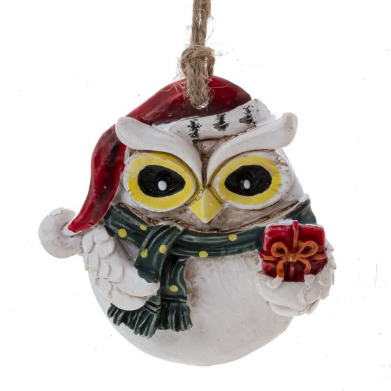 Изделие декоративное подвесное &quot;Сова&quot;, L5 W0,5 H5 см, 4в.