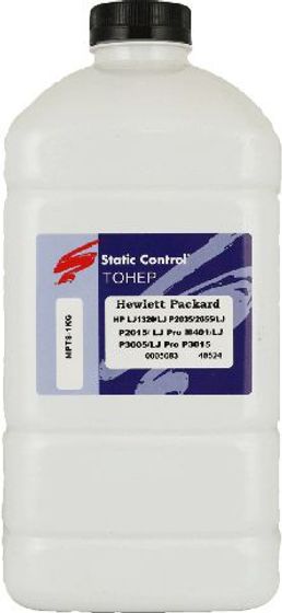 Тонер Static Control MPT8-1KG черный флакон 1000гр. для принтера HP LaserJet 5000/4100/1200