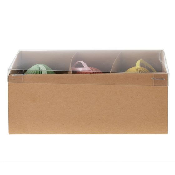 Набор из 3-х изделий декоративных подвесных "Яйцо" (5*7), L16 W5,5 H8 см