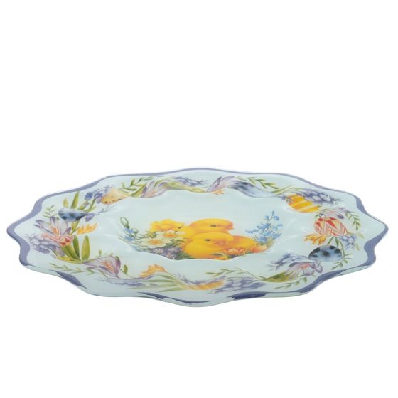 Тарелка для 12-ти яиц, L27,5 W27,5 H1 см