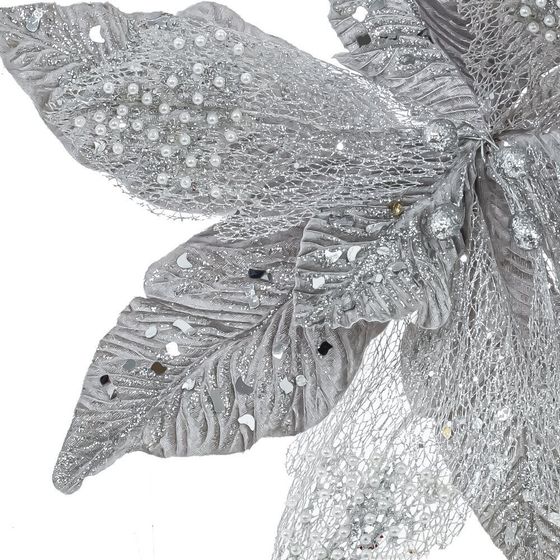 Цветок искусственный &quot;Пуансеттия&quot;, L48 W48 H38 см