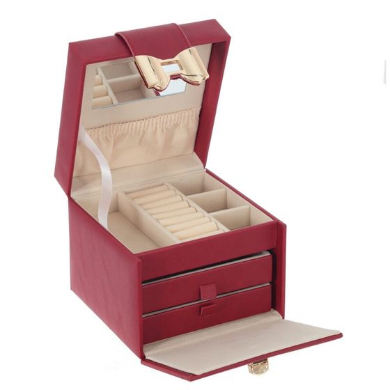 Шкатулка для украшений, Д15 Ш15 В13,5 см