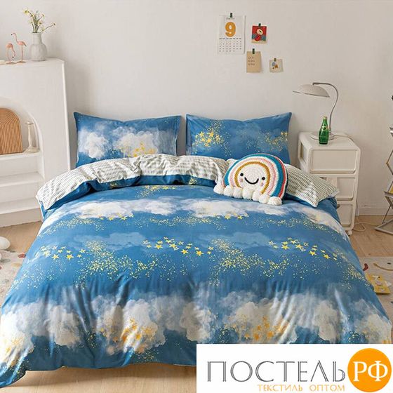 TS04-X186 код1005, Постельное белье Tango Novella евро 4 наволочки, 50x70 (2 шт), 70x70 (2 шт), Сатин, Коробка