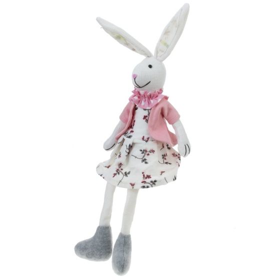 Игрушка набивная &quot;Заяц&quot;, L13 W10 H43 см, 2в.