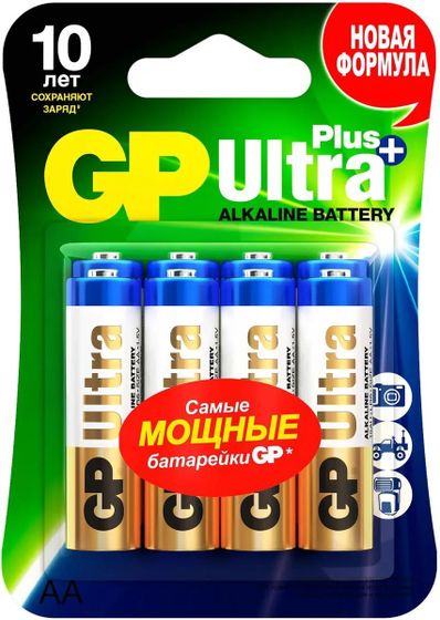 Батарейка GP Ultra Plus Alkaline GP 15AUP-2CR8 (AA) блистер (8шт)