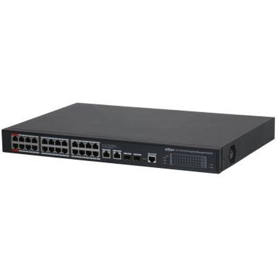 Коммутатор Dahua DH-S4228-24GT-360 (L2) 28x1Гбит/с 2SFP 24PoE 360W управляемый