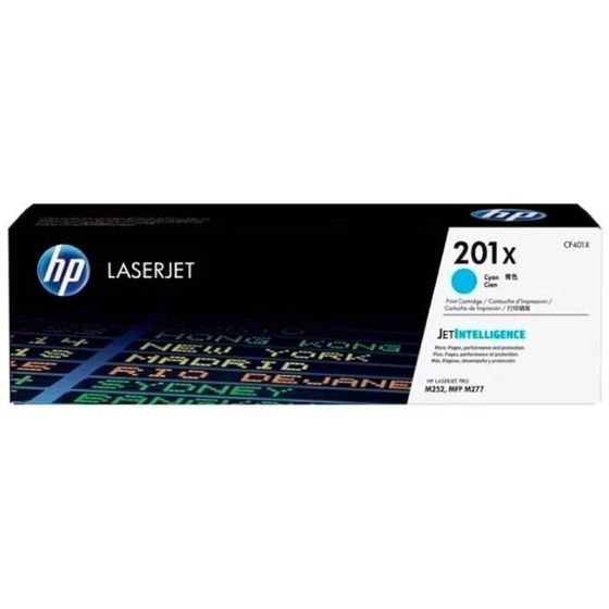 Картридж HP 201X CF401X для CLJ Pro M252/M277 (2300k), голубой