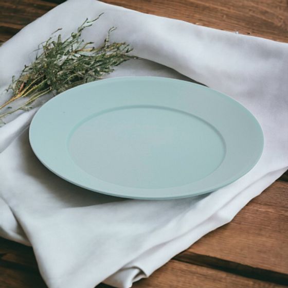 Набор тарелок обеденных SERVICE зелёных 6шт 23.5см круглых