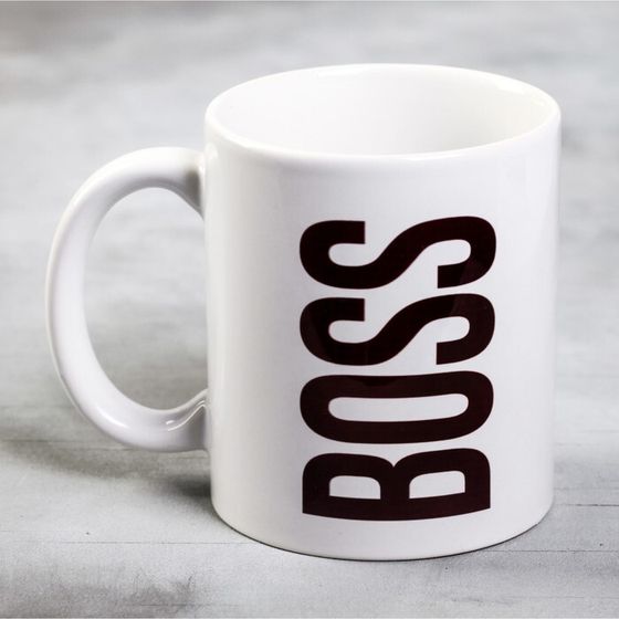 Кружка керамическая BOSS, 320 мл