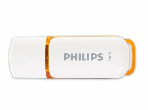 Флеш диск 128Gb Philips SNOW2.0 FM12FD70B/97 USB 2.0 белый