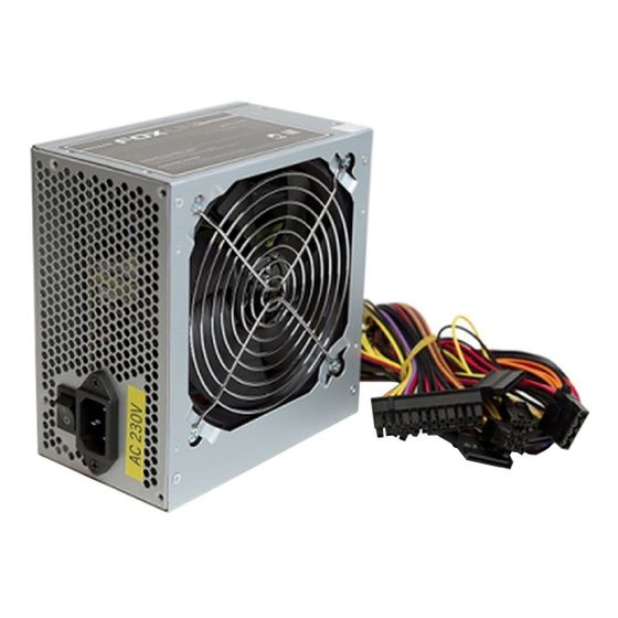 Блок питания 550W ATX Foxline FL550S 120FAN, 24 pin, 4 + 4 Pin (12V), 5*SATA, 2*4 pin molex, 1*FDD, 1*PCI-e(6 + 2 pin)