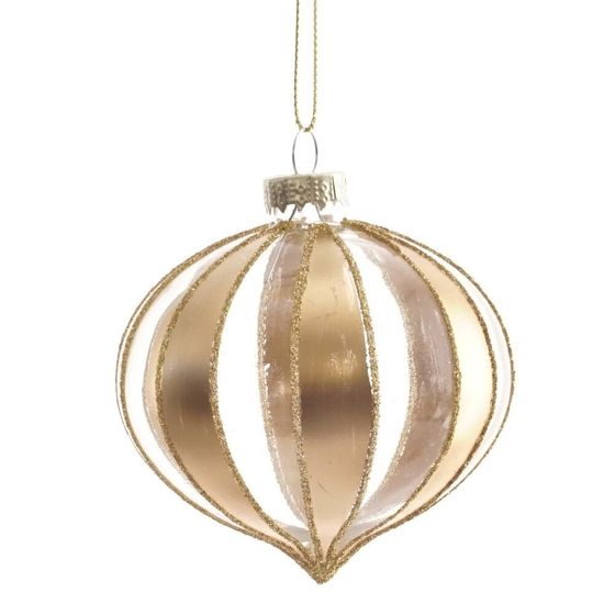 Украшение новогоднее &quot;Шар/Шар волна/Капля&quot;, L8 W8 H10 см, 3в.