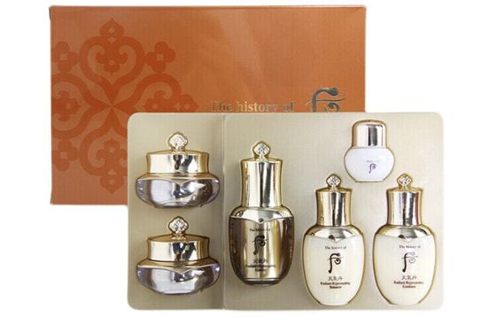 The History Of Whoo TQDan Floral Nourishing Skincare Sets Soothing Moisturizing And Hydrating Antioxidant 6-Piece Set