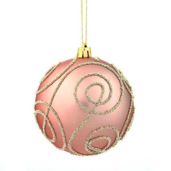 Набор из 12шт Украшение новогоднее Шар "Волшебный завиток", D 8 см, L35 W27 H9 см