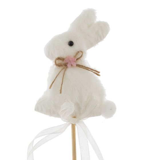 Изделие декоративное (вставка) &quot;Зайка&quot; (блок 12шт) (6*1*8), L6 W1 H32 см, 4в.